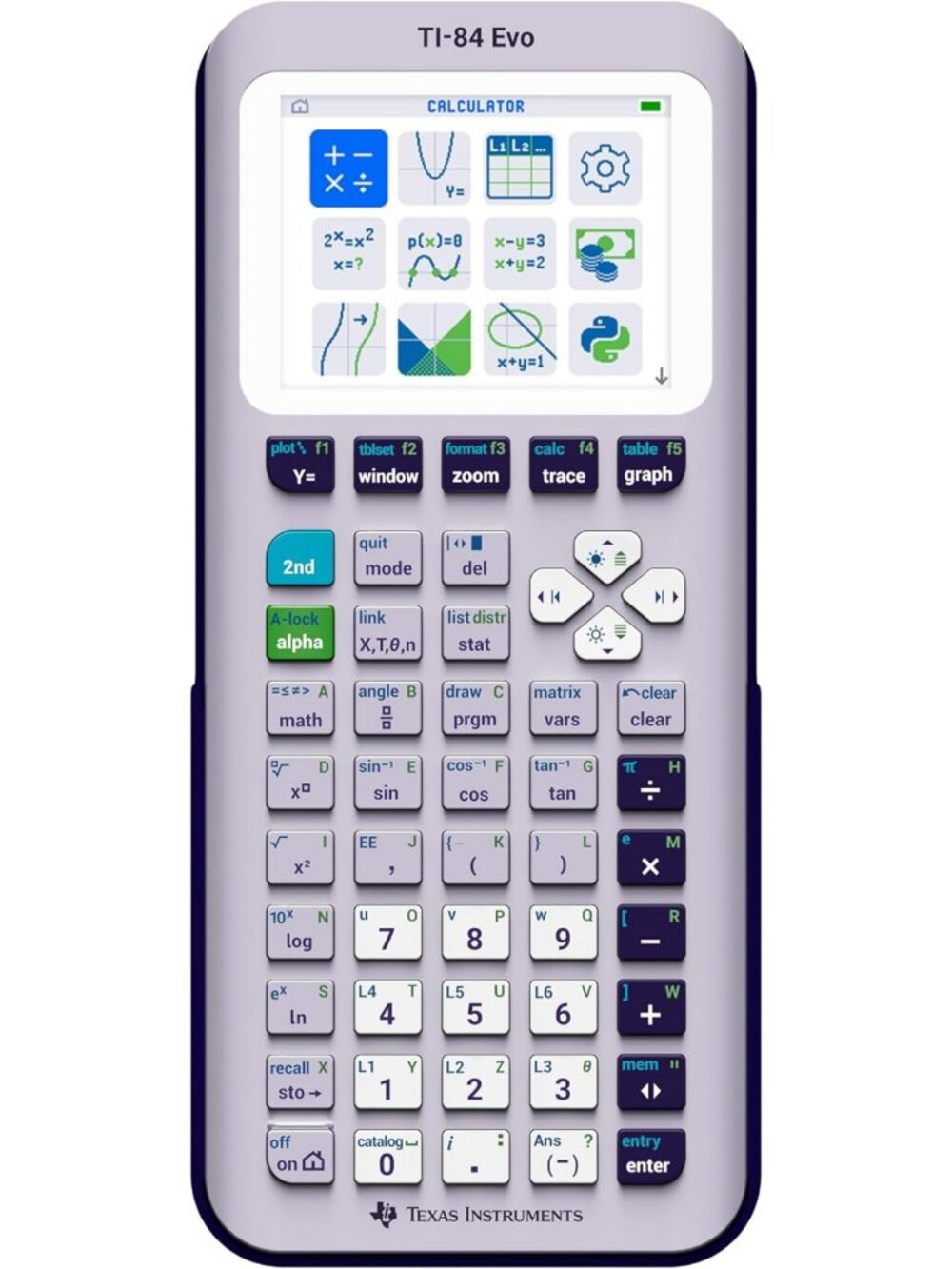 Graphing Calculator TI-84 Evo - Lavender, High-Performance, Easy-to-Use